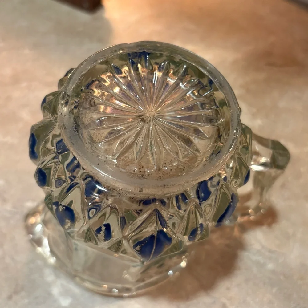 Antique Heisey Glass Peerless Colonial Small Pitcher